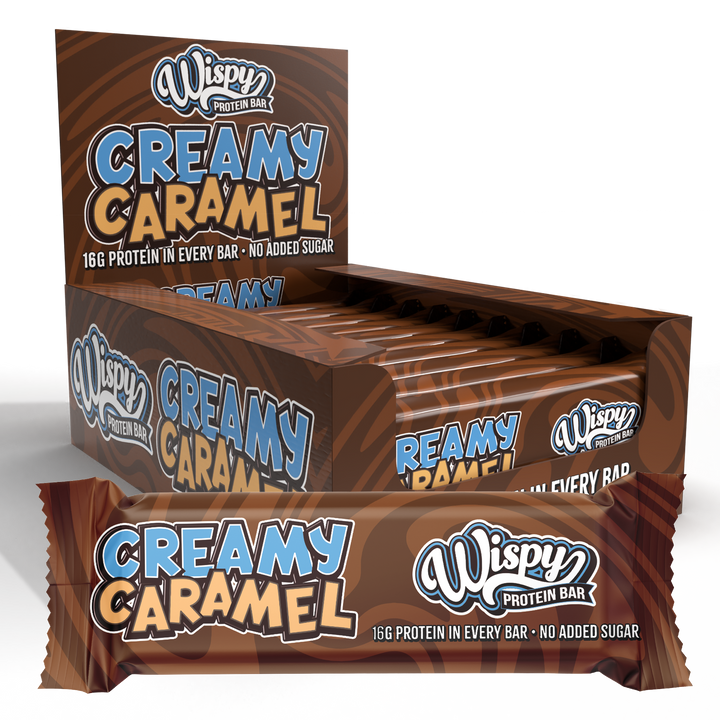 Wispy Proteinriegel – Creamy Caramel (10 x 55 g)