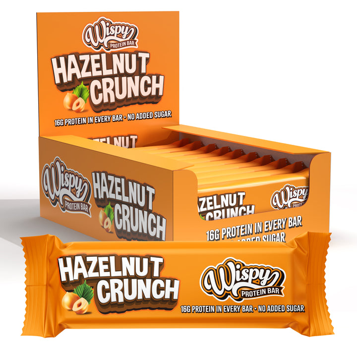 Wispy Proteinriegel – Hazelnut Crunch – MHD 22.07.2026 (10 x 55 g)