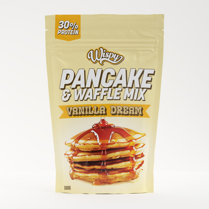 Wispy Pfannkuchen- & Waffel-Backmischung – Vanilla Dream (500 g)