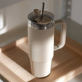 AYA&IDA Thermobecher mit Strohhalm (885 ml)