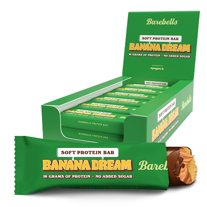 Barebells Soft Proteinriegel – Banana Dream (12 x 55 g)