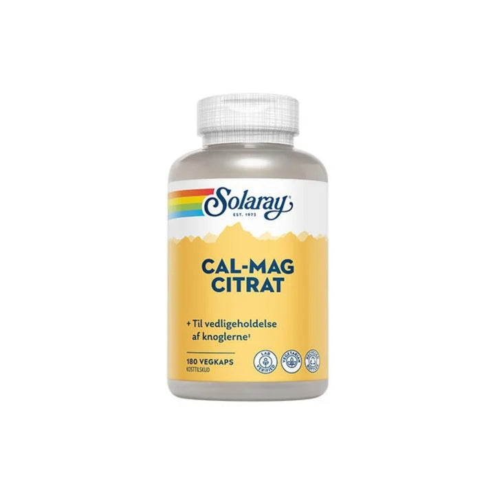 Solaray Cal-Mag Citrat (180 Kaps.)