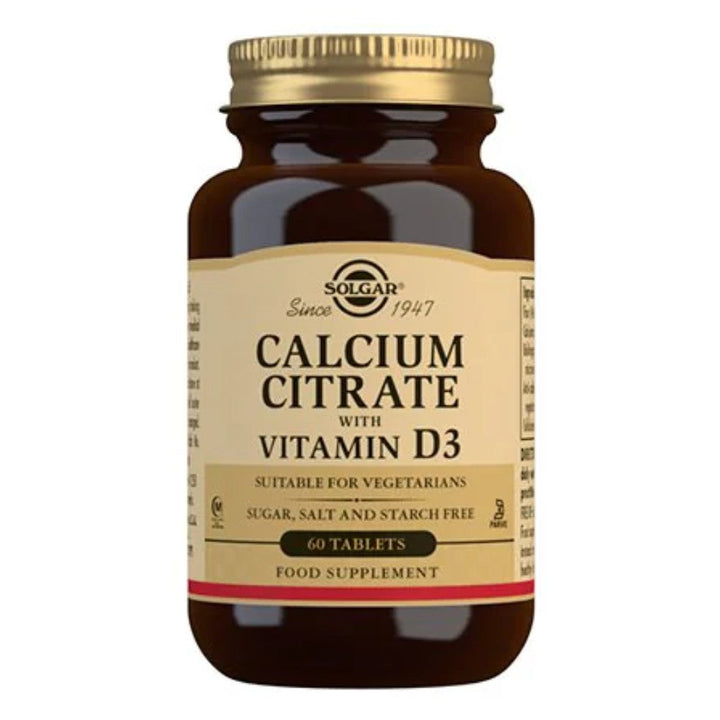 Solgar Calciumcitrat+D3 (60 tab)