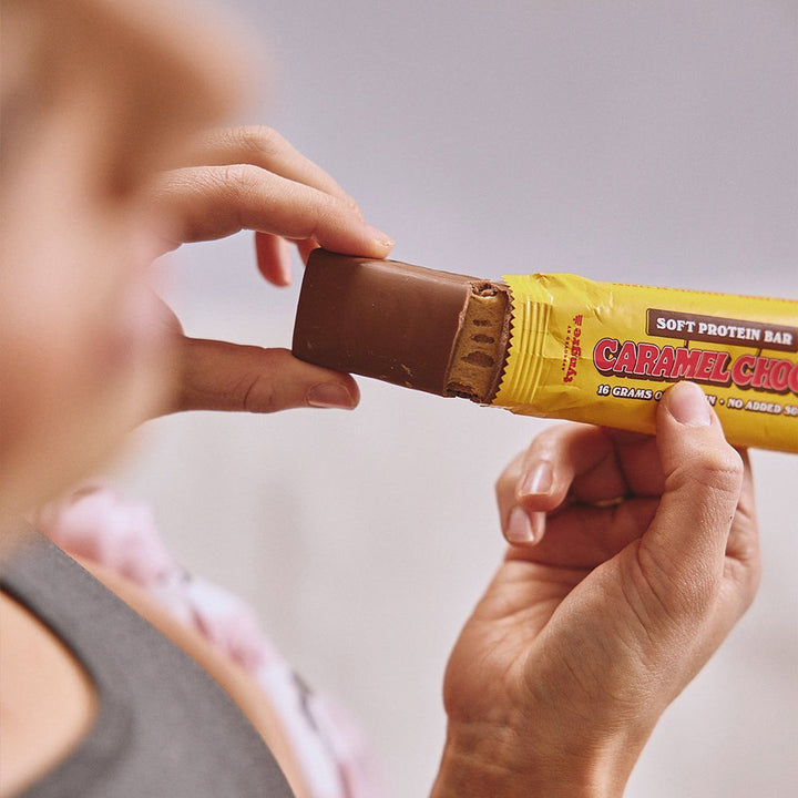 Barebells Soft Proteinriegel – Caramel Choco (55 g)