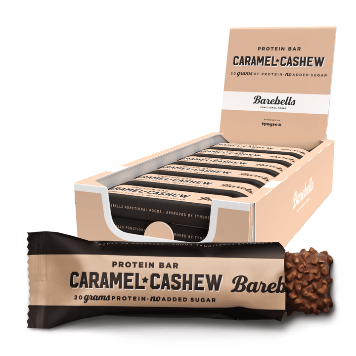 Barebells Proteinriegel – Caramel & Cashew (12 x 55 g)