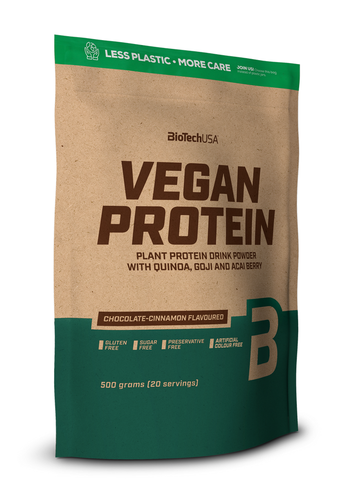 BioTechUSA Vegan Protein – Chocolate Cinnamon (500 g)