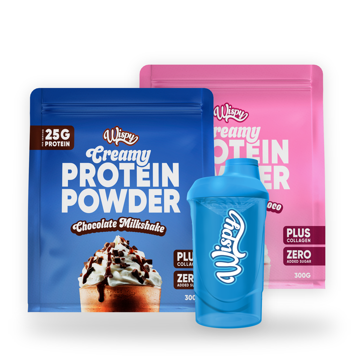 Wispy Creamy Protein - Probierpaket (2x 300g) + Wispy Shaker