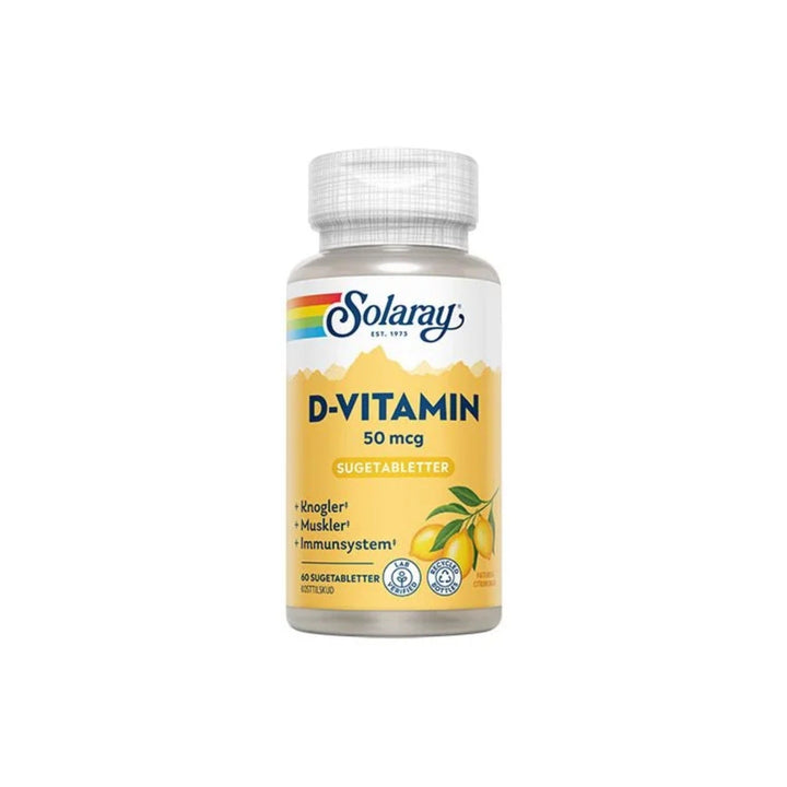 Solaray Vitamin D 50 mcg (60 tab)