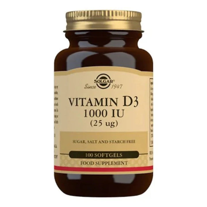 Solgar Vitamin D3 25 mcg Softgel (100 Kaps.)