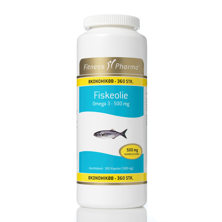 Fitness Pharma Fischöl 500 mg. BIO (360 Stück)
