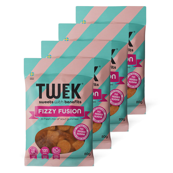TWEEK Candy – Fizzy Fusion (4 x 80 g)