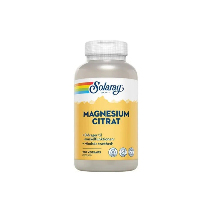 Solaray Magnesiumcitrat (270 Kaps.)