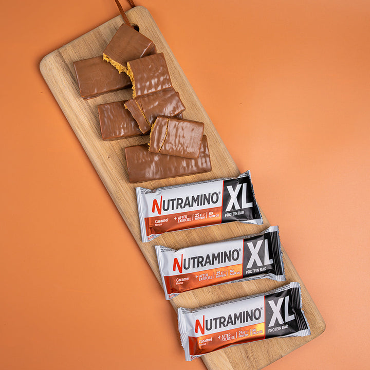 Nutramino XL Proteinriegel – Caramel (74 g)
