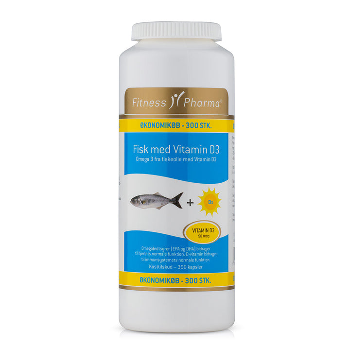 Fitness Pharma Fischöl+D3 BIO (300 Stück)