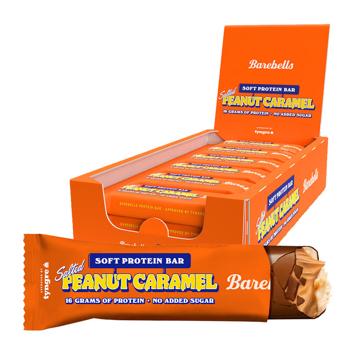 Barebells Soft Proteinriegel – Salted Peanut Caramel (12 x 55 g)