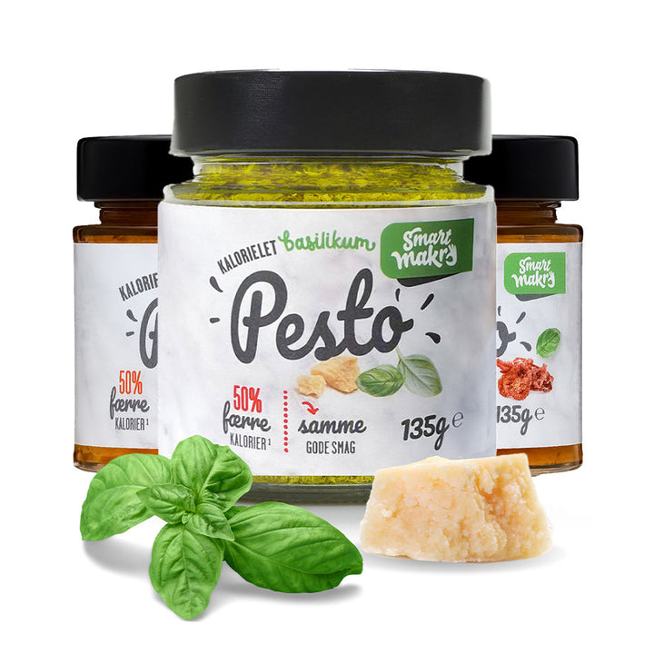 Smart Makro – Kalorienarmes Pesto – Pick & Mix (6 x 135 g)