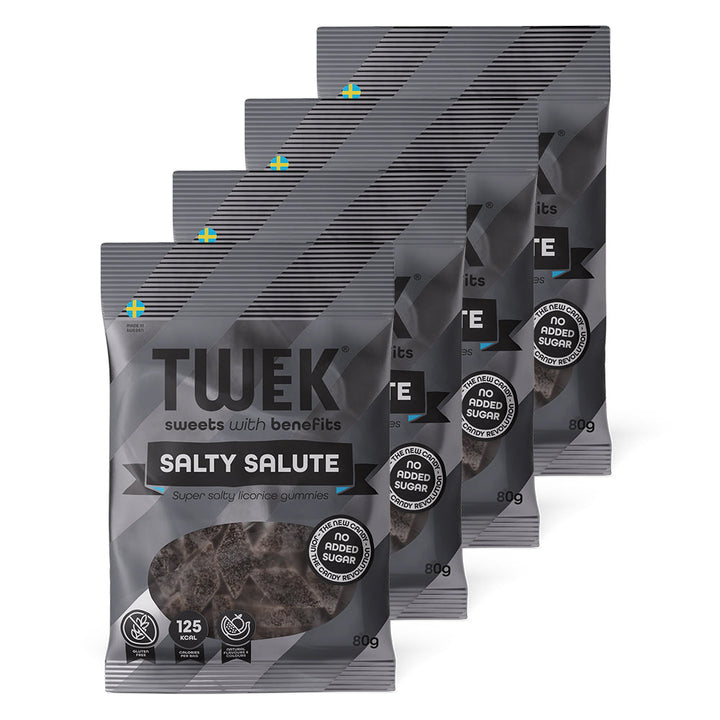 TWEEK Candy – Salty Salute (4 x 80 g)