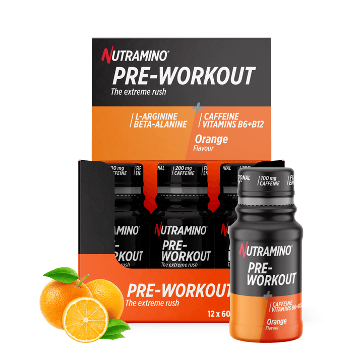 Nutramino Pre-Workout-Shots – Pick & Mix (12 x 60 ml)