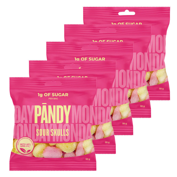 PANDY CANDY – Sour Skulls (6 x 50 g)