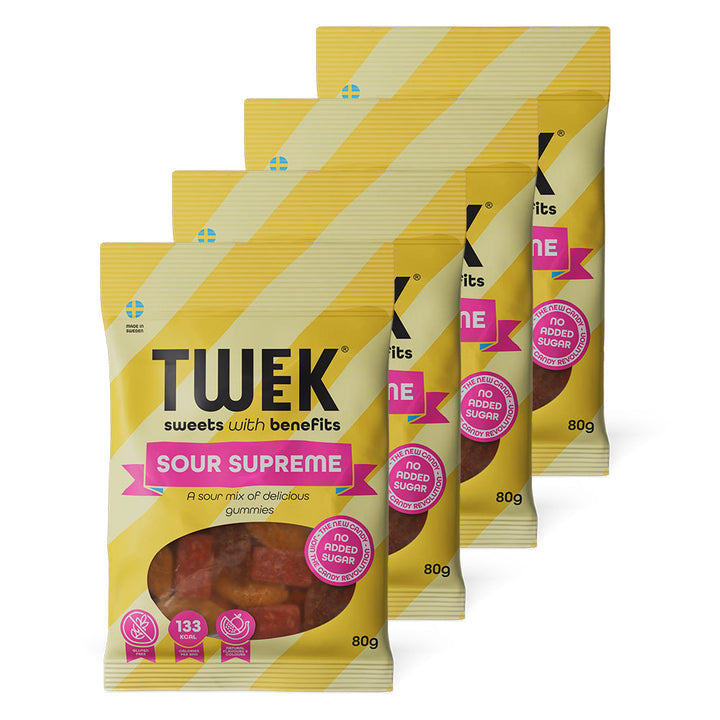 TWEEK Candy – Sour Supreme (4 x 80 g)