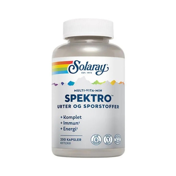 Solaray Spektro Multi-Vita-Min mit Kräutern und Spurenelementen (200 Kaps.)