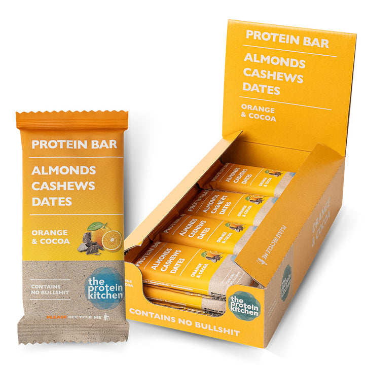 The Protein Kitchen Bar – Orange & Cocoa (12 x 50 g)