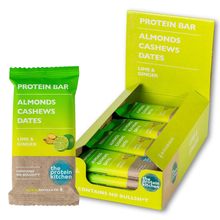The Protein Kitchen Bar – Lime & Ginger (12 x 50 g)