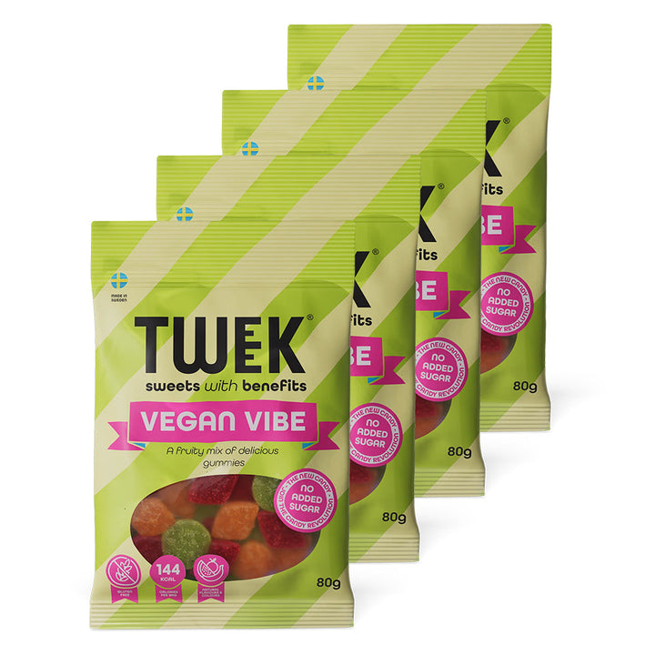 TWEEK Candy – Vegan Vibe (4 x 80 g)