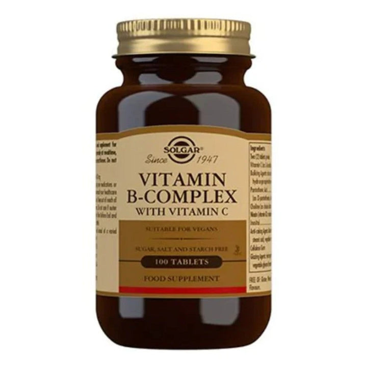 Solgar B-Komplex mit Vitamin C (100 tab)