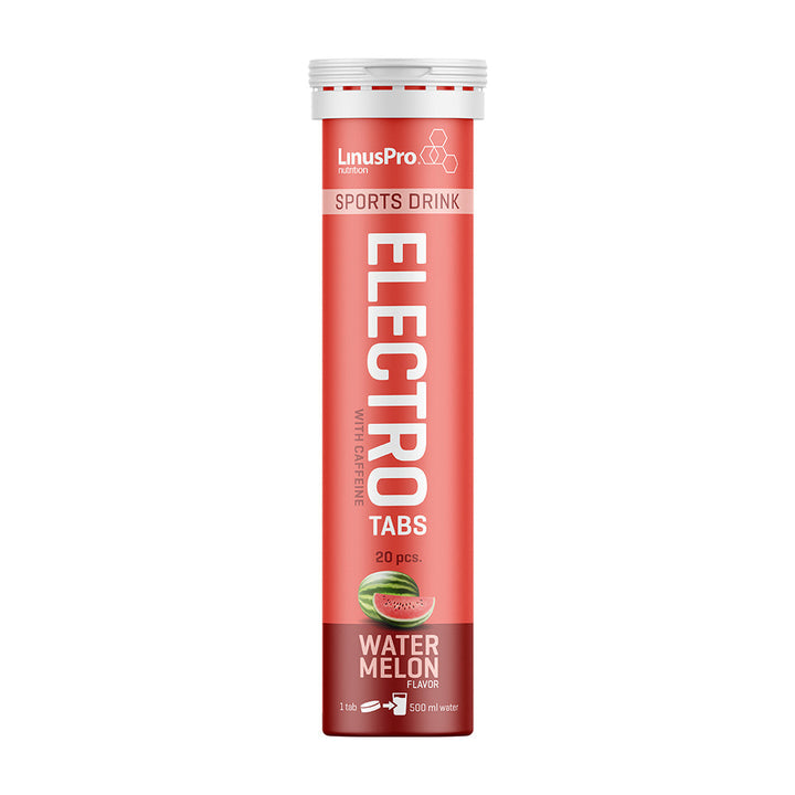 LinusPro Elektrolyt-Tabletten mit Koffein – Watermelon