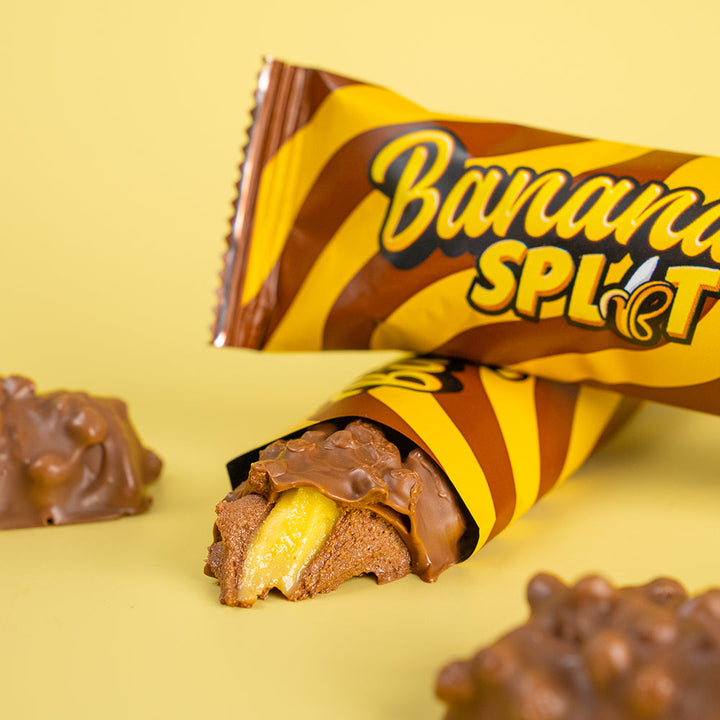 Wispy Proteinriegel – Banana Split – MHD 13.08.2026 (10 x 55 g)