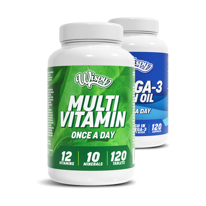 Wispy Omega-3 und Multivitamin (2 x 120 Stück)