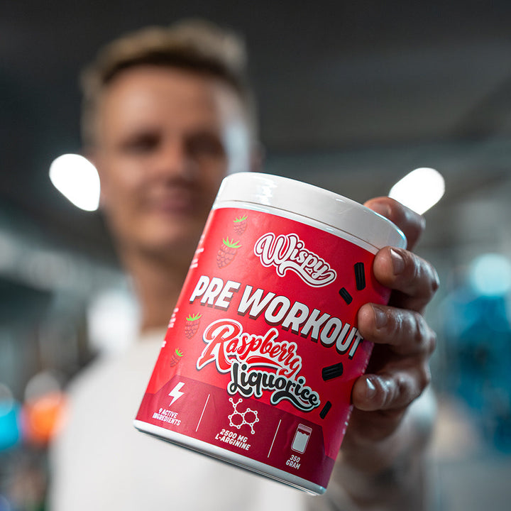 Wispy Pre-Workout – Raspberry Liquorice (350 g)