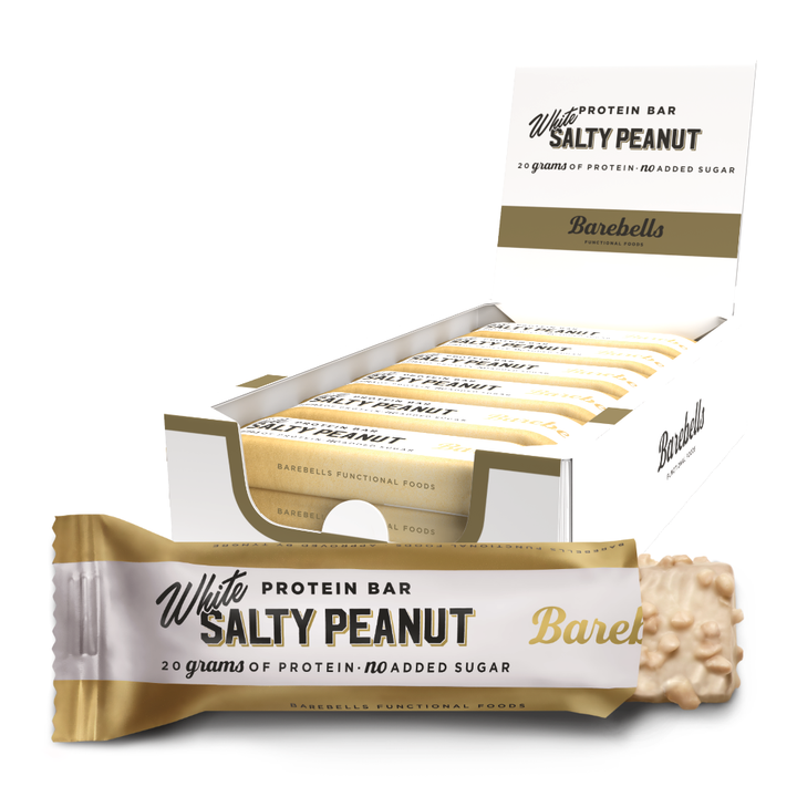 Barebells Proteinriegel – White Salty Peanut (12 x 55 g)