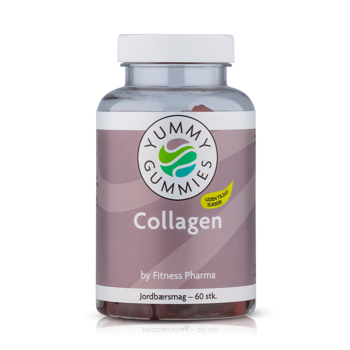 Fitness Pharma Yummy Gummies Collagen – Jordbærsmag (60 Stück)